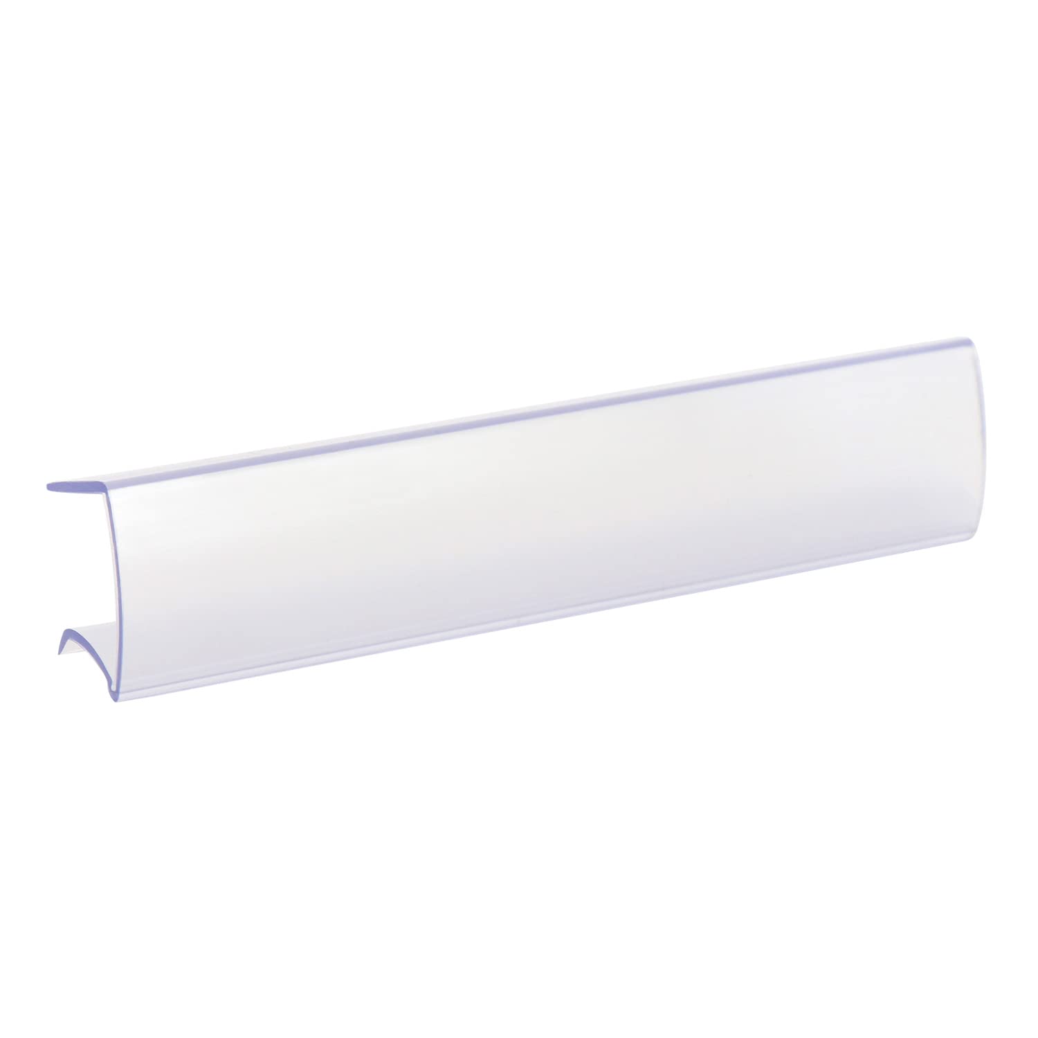 Smartsign Shelf Clip Label Holder | 1.125' X 6' Clear Plastic, For 1' Thick Shelves, Pack Of 10, Made In Usa