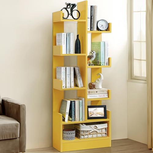 About Space Open Book Shelf Book Storage Display Rack  Wooden Multipurpose Book Storage Display Organizer Rack With Solid Finis