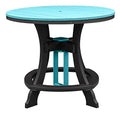 American Furniture Classics Counter Height Dining Table, Aruba Blue & Black