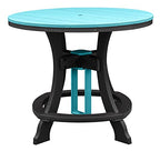 American Furniture Classics Counter Height Dining Table, Aruba Blue & Black
