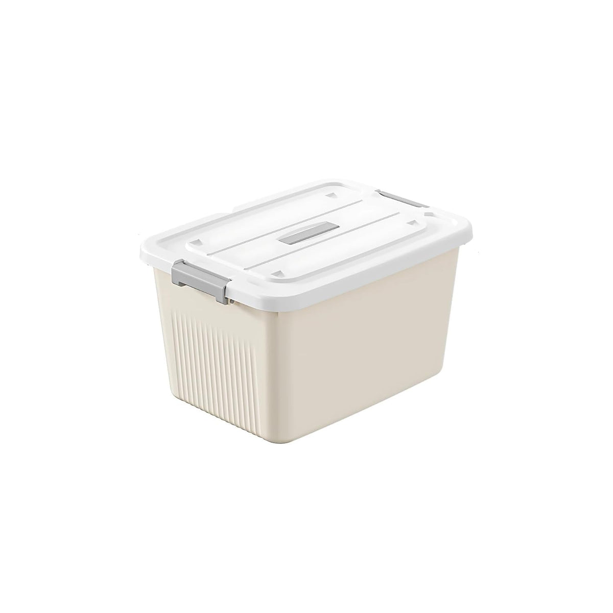 STAR WORK Plastic Storage Bins Containers with Lids,Craft Storage, Organizing Container for Home, Office & Art Supplies (Pack Of