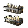 Rupavatiya 2 Pcs Aluminium Bathroom Wall Shelf Organiser, Rust Resistant Wall Mounted Storage Rack For Toiletries, Shower Essent