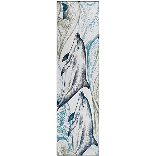 Harbor Ha10 Ivory Coastal Rug Runner 2' 3" X 7 ' 6"
