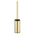 BGL Toilet Brush Holder Gold, Stainless Steel 304 Gold Round Freestanding Toilet Bowl Brush and Holder for Bathroom