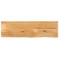 vidaXL Table Top Live Edge 43.3inchx7.9inchx1.5inch Solid Wood Mango