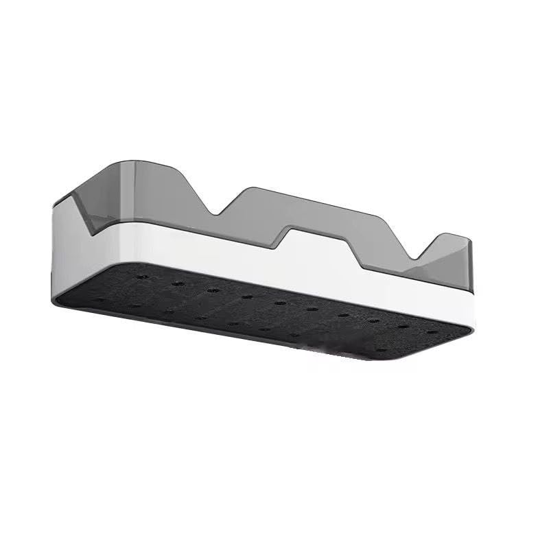 ANTORI Wall Mounted Bathroom Storage Shelf with Drainage | Adhesive SelfAdhesive Organizer Rack for Kitchen & Bathroom | Multi
