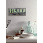 Stupell Home D  Cor Herbs Chalkboard Look Typography Kitchen Wall Plaque, 7 X 0.5 X 17, Proudly Made In Usa
