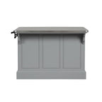 Acme Urrur Kitchen Island in Gray Finish