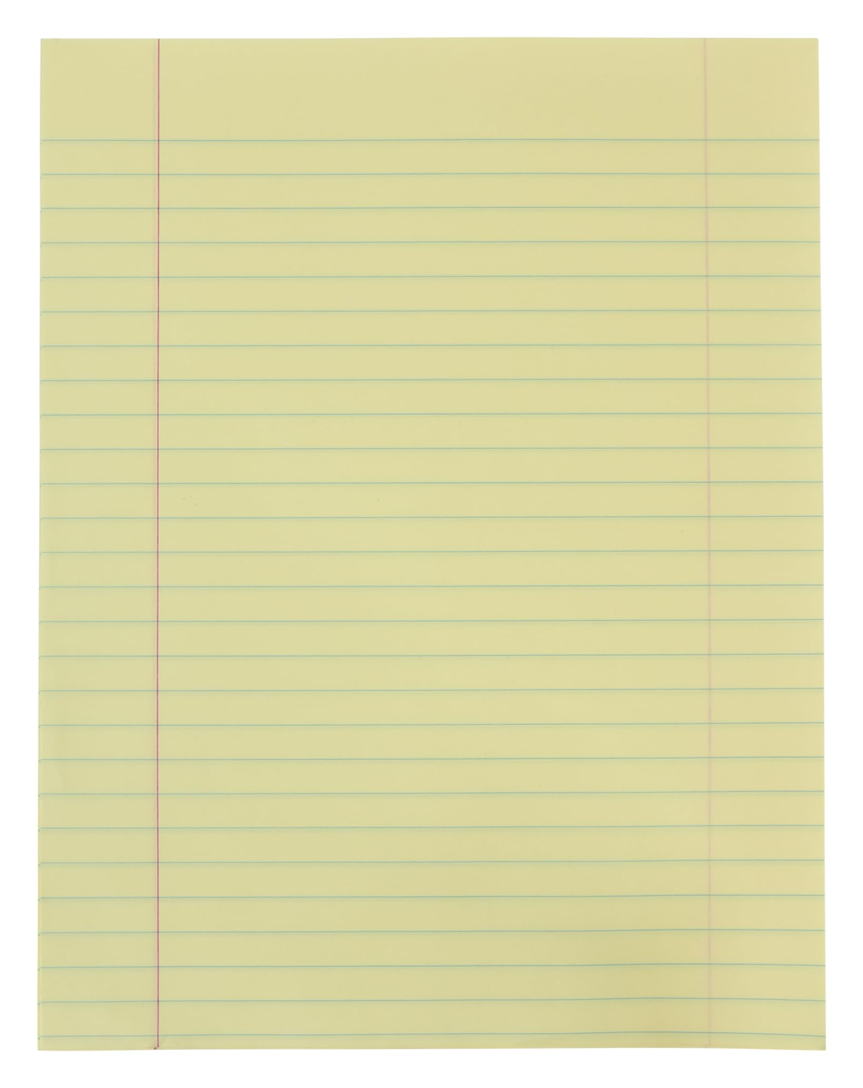 School Smart Composition Paper, 8-1/2 X 11 Inches, Yellow, 500 Sheets