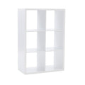 Galli 6 Cubby Storage Cabinet White