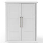 Crosley Furniture Bartlett Stackable Pantry Storage Cabinet with Shelves, Kitchen, Dining, or Laundry Room, White