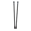 Timyrimy 34/86cm Garden Swing Replacement Bars, Matte Black Metal Round Rods for Hanging Swing Seat to Frame(2PCS/CTN)