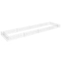 vidaXL Gabion Raised Bed - Durable Rectangular Planter Galvanized Steel Construction, Designed for Rocks and Gravel, Provides Se