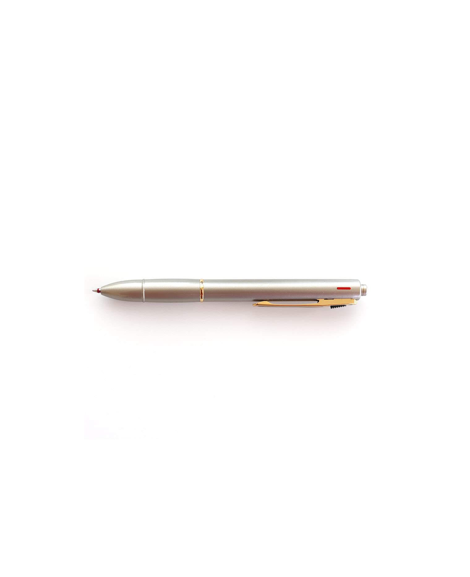 Yasutomo Quadpoint Pen, Silver Satin
