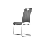 Best Master Furniture Brandon Modern Side Chairs, Set Of 2, Grey