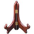 TRIPAR 4 Inch Walnut Wooden Plate Stand Easel Holder Photo Display