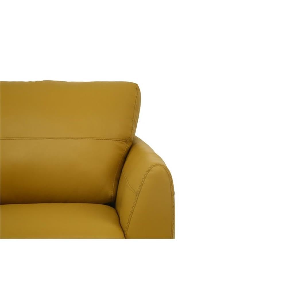 Acme Valeria Leather Sofa AC-54945 Mustard Leather