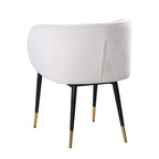 Best Master Furniture Rustic Velvet Upholstered Dining Chair Grey