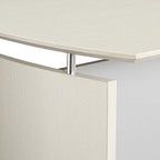 Mayline MND72TSS Medina Curved End Desk, 72"W, Textured Sea Salt Laminate