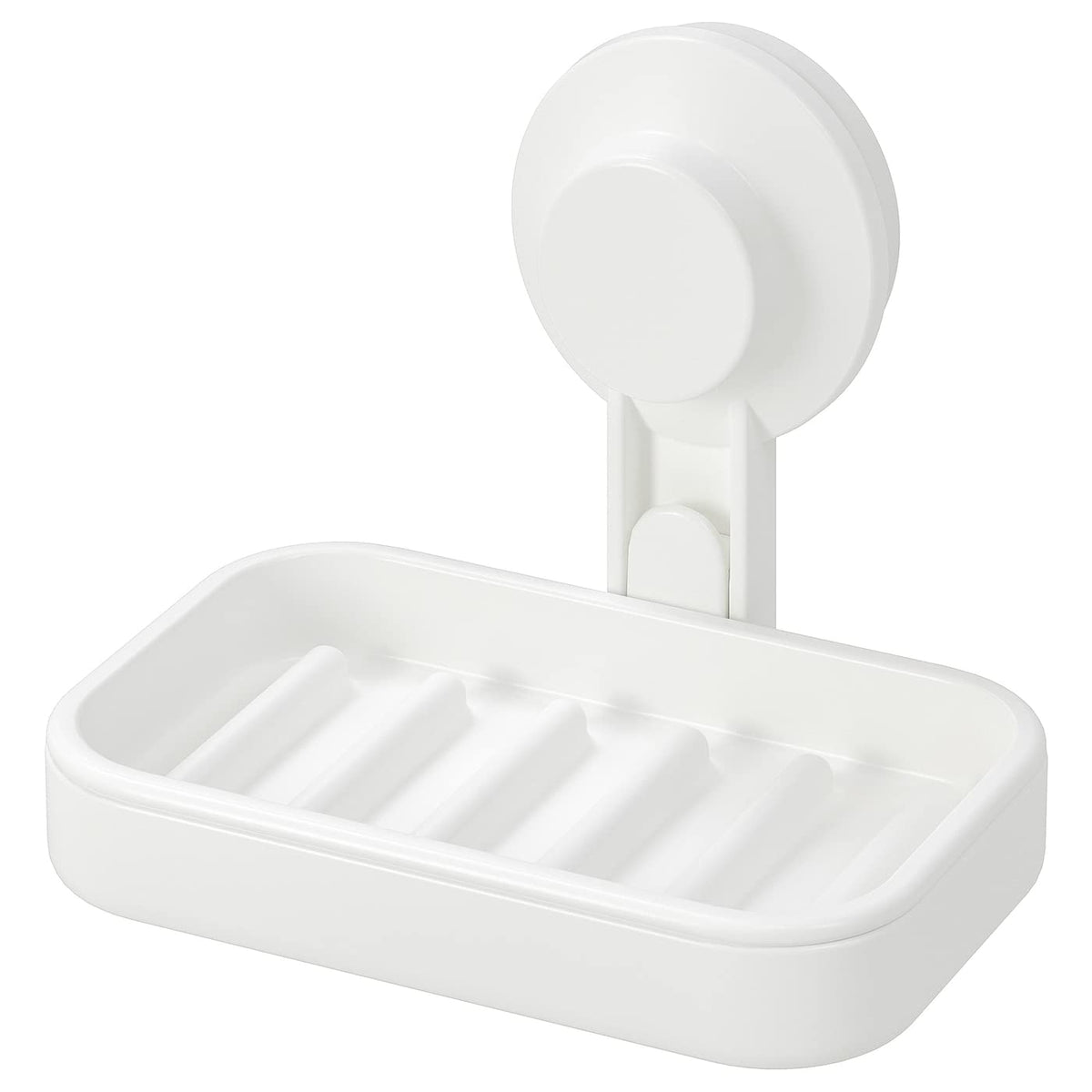 Ikeaa TISKEN Soap Dish with Suction Cup, White
