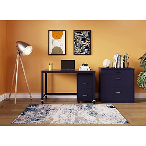 Lorell LYS SOHO Lateral File, Navy