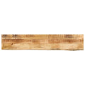 vidaXL Table Top 55.1inchx11.8inchx1inch Live Edge Solid Wood Rough Mango