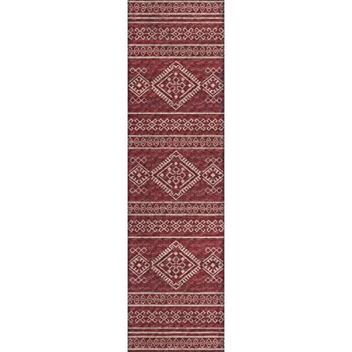Sedona Sn14 Red Transitional Rug Runner 2' 3" X 10'