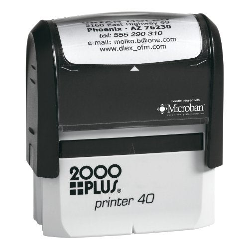 Up To 5 Line Bank Endorsement Stamp, This Self Inking Stamp Include Address, Endorsement And Custom Message - Impression Size: 7