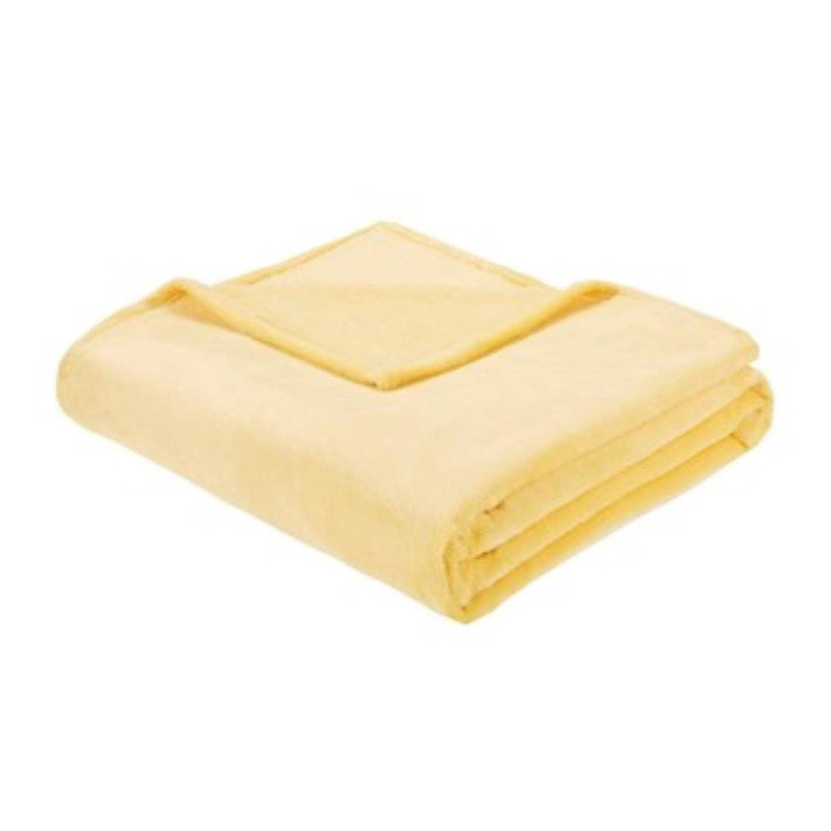 Intelligent Design Microlight Plush Luxury, Oversized Throw Blanket, Premium All Season Cover For Bed, Couch, King, Yellow