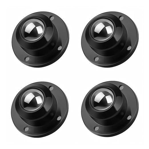 4 Pcs Mini Caster Wheels | 360 Swivel Self Adhesive Furniture Wheels