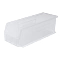 Akro-Mils 30234 AkroBins Plastic Hanging Stackable Storage Organizer Bin, 15-Inch x 5-Inch x 5-Inch, Clear, 12-Pack