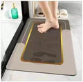 Dhruheer WaterAbsorbing QuickDrying SlipResistant Bathing Room Rug Quick Drying Shower Mat Bathroom Strong Floor Mat NonSlip