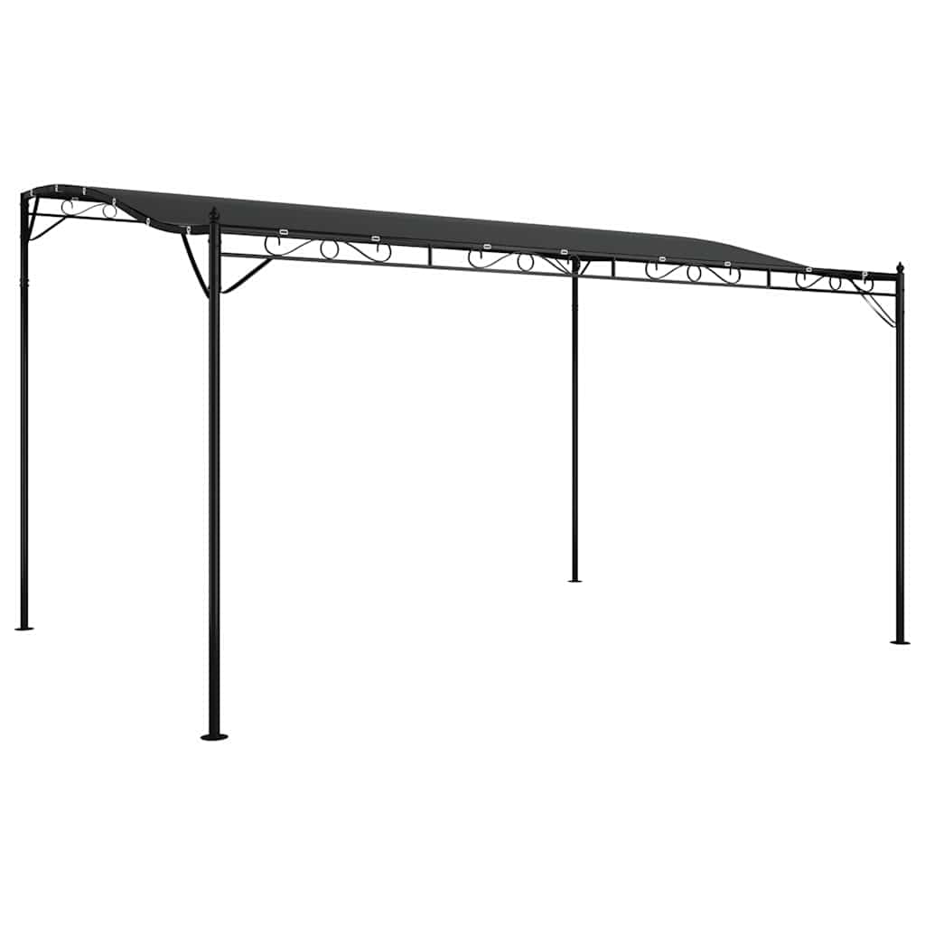 vidaXL Gazebo 13.1x9.8, Sun Protector Canopy with Curved Roof, Water Resistant, UV Resistant, Durable Steel and Fabric Constru
