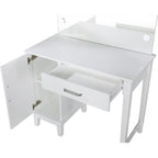 Coaster Home Furnishings Vanity Set with LED Lights White and Dark Grey