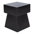 Safavieh Outdoor Zen Black Mushroom Modern Concrete Accent Table