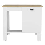 Kitchen Island, Shoproni, White -White -Kitchen