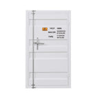 Acme Cargo Metal Chest with 1 Door in White