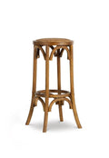 Rae Walnut Backless Bar Stool