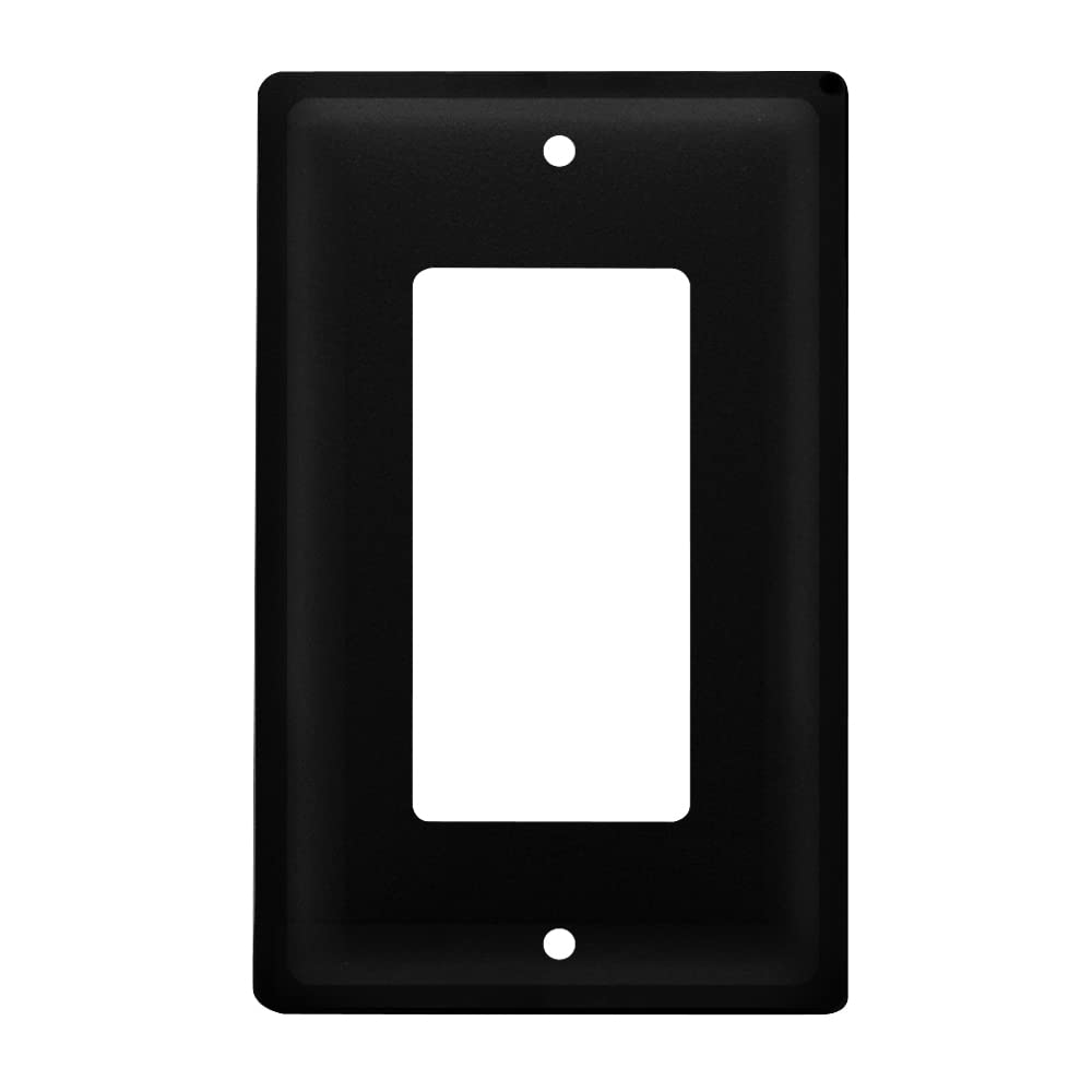 Village Wrought Iron Plain Single GFCI Cover