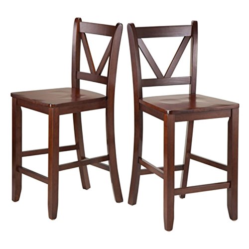 Ergode Sally 3-Piece Kitchen Island Table Set | 2 Drawers | Saddle Seat Stools | Space-Saving & Stylish | (94364-VV)