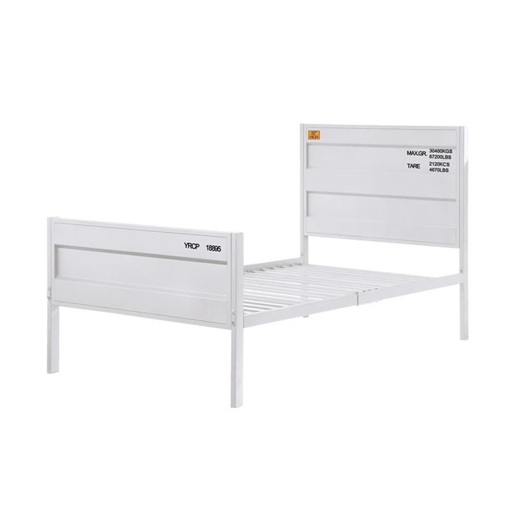 Acme Cargo Twin Panel Kids Bed in White