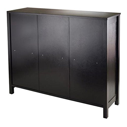Ergode Terrace Storage Shelf/Bookcase Collection | 3-Tier | 37' Wide | Dark Espresso Finish | Solid & Composite Wood | Stylish Storage Solution (92429-VV)