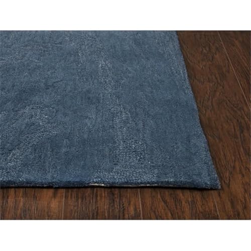 Rizzy Home Alora Decor Emerson 8' X 10' Abstract Blue/Gray/Rust/Blue Hand-Tufted Area Rug