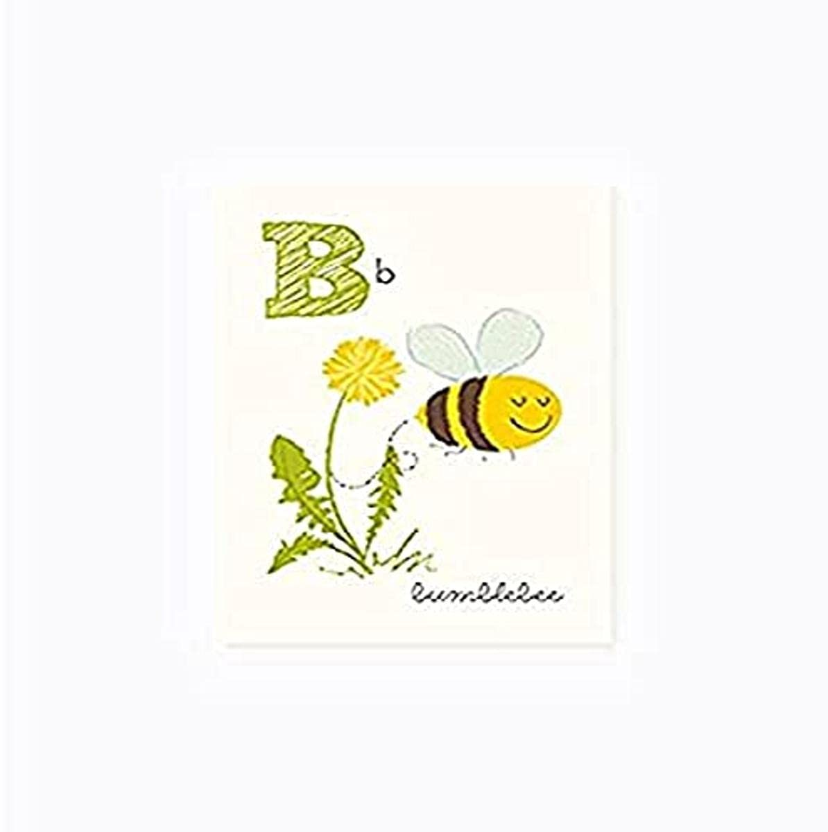 Sea Urchin Studio - B is for Bumblebee - ABC Alphabet Wall Art for Kids