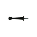 Door Stop Wall Protector With Rubber Tip - Matte Black Solid Steel Cast Door Stoppers 20-Pack - Design House, 188110