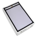 Shop Ticket Holders, Stitched, Both Sides Clear, 5 X 8, 25/Bx, Sold As 1 Box, 8Pack , Total 8 Box