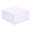 Southern Champion Tray Standard White Bakery Boxes 9X9X4, 200 Count