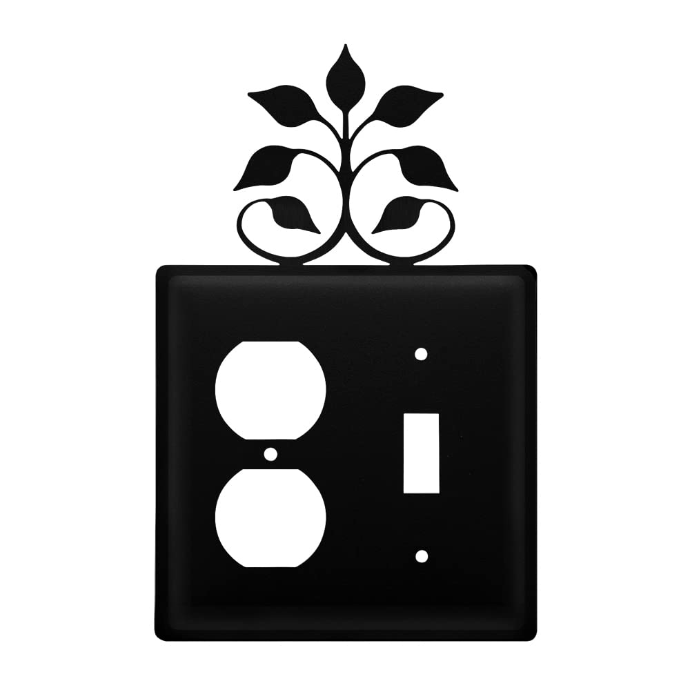 Village Wrought Iron Leaf Fan Outlet & Switch Cover