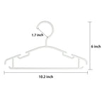 Goodtou Baby Hangers For Closet 60 Pack White Plastic Baby Hanger Toddler Hangers