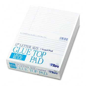 Tops Legal Ruled Pads Pad,Gum Lgl Rl 50Sh,We (Pack Of3)